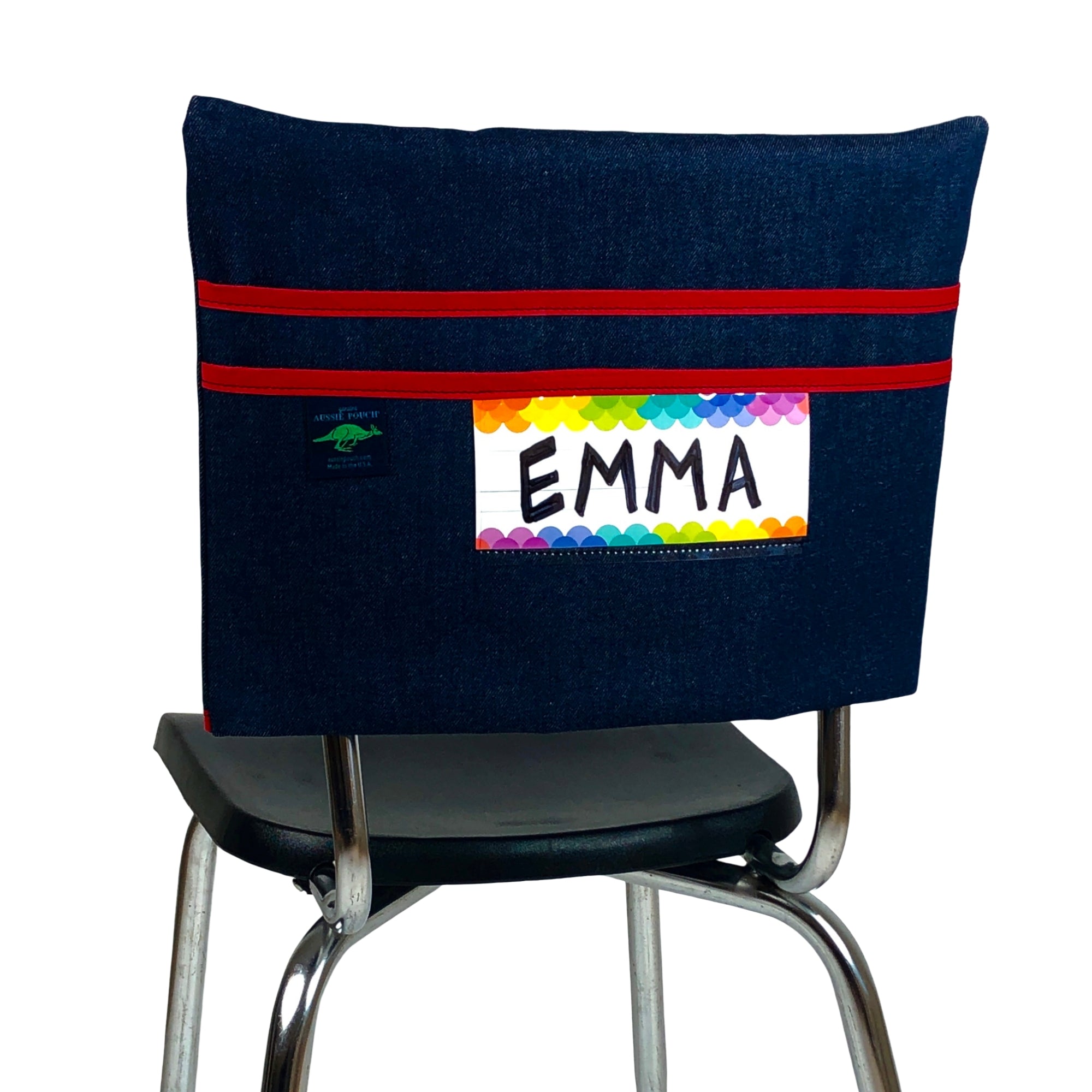 Grouping chair pockets w/ 2024 name tag