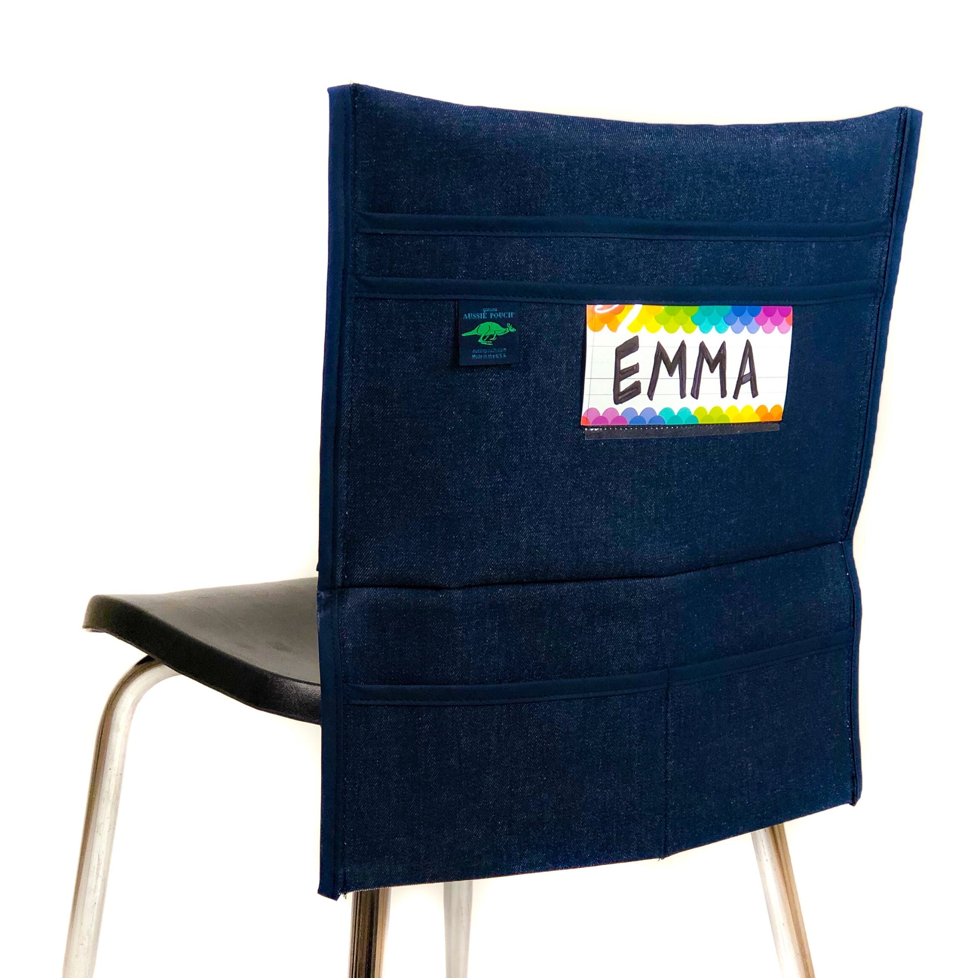 Store Grouping chair pockets w/ name tag